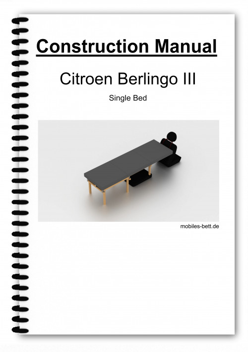 Construction Manual - Citroen Berlingo III Single Bed