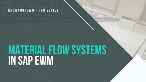 SAP EWM Material Flow Systems / SAP EWM MFS